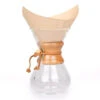 Papierfilter Natur Für 6, 8 Und 10 Tassen -Kaffeemaschinenserien Geschäft 103074 103074 chemex papierfilter quadratischbraun