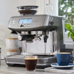 Sage Barista Pro Edelstahl Grau -Kaffeemaschinenserien Geschäft 104448 104448 sage barista pro edelstahl grau mood