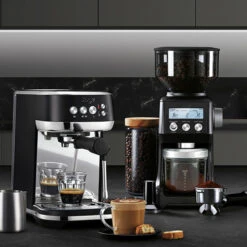 Sage The Smart Grinder Pro Matt Schwarz -Kaffeemaschinenserien Geschäft 104619 104619 sage the smart grinder pro matt schwarz mood