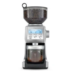 Sage The Smart Grinder Pro Edelstahl -Kaffeemaschinenserien Geschäft 104620 104620 sage the smart grinder pro matt edelstahl bohnen