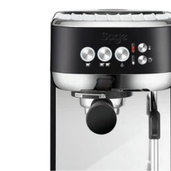 Sage The Bambino Plus Matt Schwarz -Kaffeemaschinenserien Geschäft 104666 104666 sage the oracle touch edelstahl schwarz tasten
