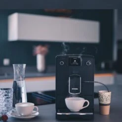 NICR 550 Caferomatica -Kaffeemaschinenserien Geschäft 105020 105020 nivona nicr 550 mattschwarz chrom mood 2