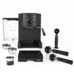 Espresso Perfect Schwarz Matt -Kaffeemaschinenserien Geschäft 105204 105204 beem espresso perfect schwarz matt mitzubehoer