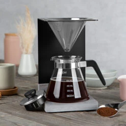 Kaffeebereiter Set Pour Over Beton -Kaffeemaschinenserien Geschäft 105207 105207 beem kaffeebereiter set pour over beton moodkueche