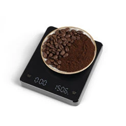 Coffee Scale Mit Timer Schwarz -Kaffeemaschinenserien Geschäft 105211 105211 beem kaffeewage mit timer schwarz kaffeaufwaage