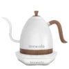 Artisan 1 L Kettle Matte White -Kaffeemaschinenserien Geschäft 105323 105323 brewista artisan gooseneck variablekettle 1 l matte white erstesbild