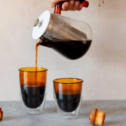 Stack Thermo Glass 200 Ml Semi-Amber -Kaffeemaschinenserien Geschäft 105415 105415 carl henkel stack thermo glass 200 ml semi amber zweistueck