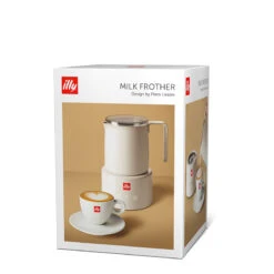 Illy Milchaufschäumer weiss -Kaffeemaschinenserien Geschäft 105712 105712 illy milchaufschaeumer weiss karton